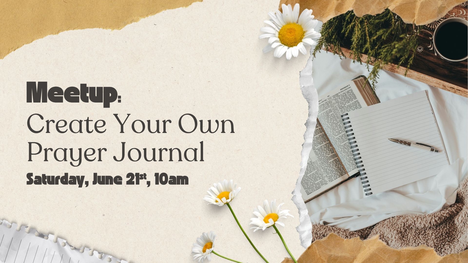 Meetup CYO Prayer Journal Rick Moore